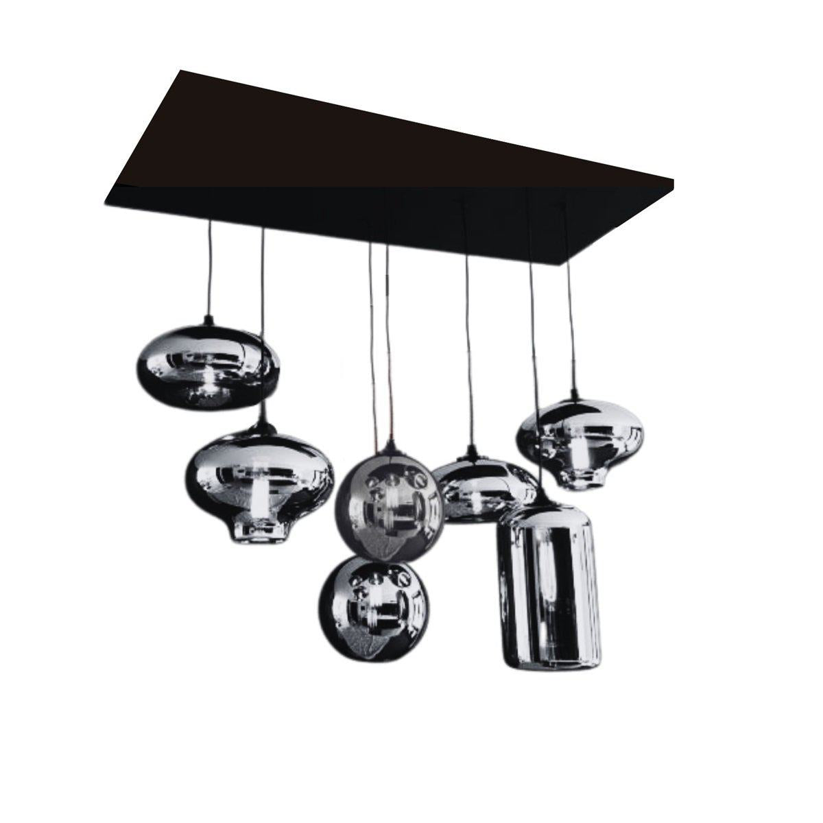 Plafondlamp zilver Lunara Orbs