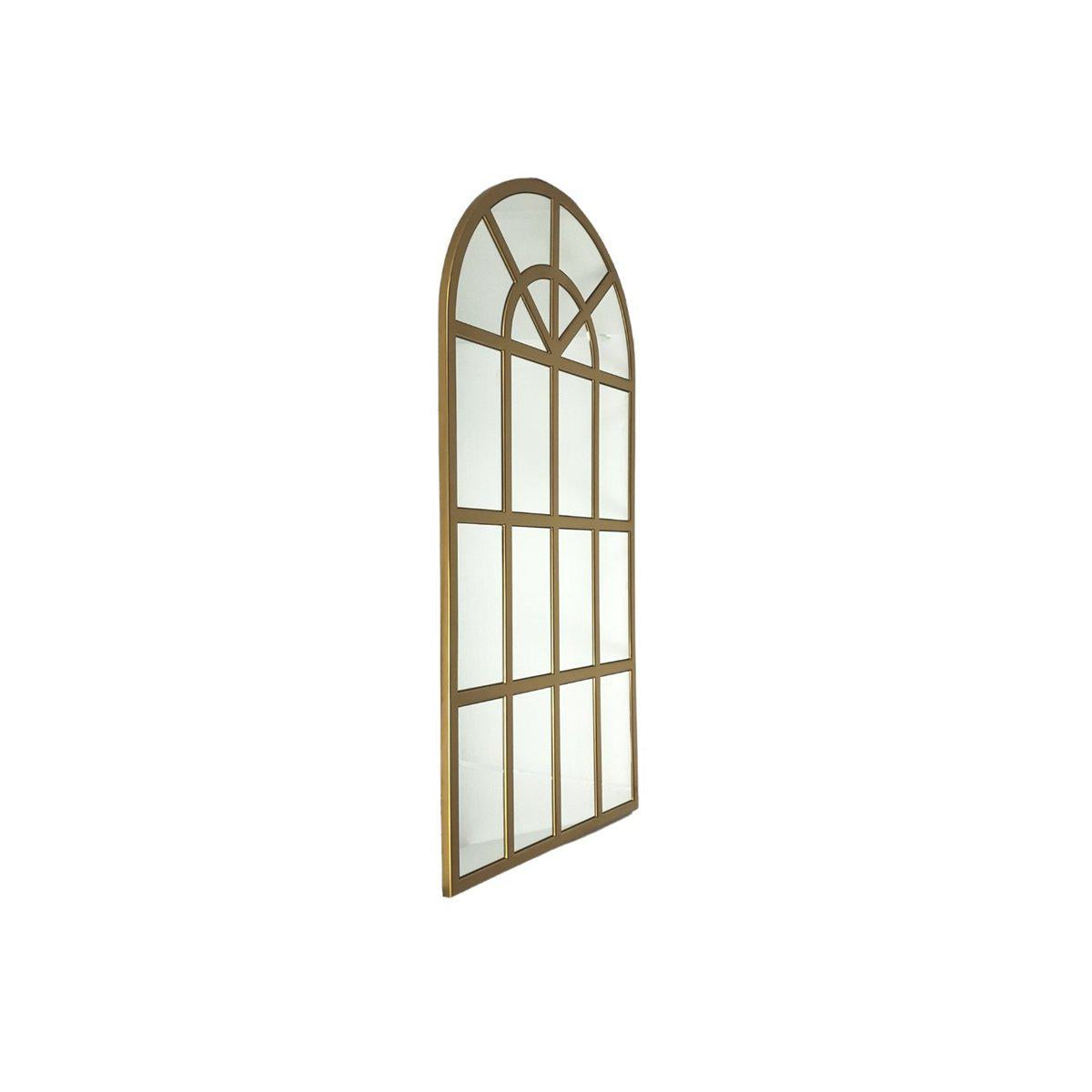 Spiegel industrieel mdf lijst goud 130x80