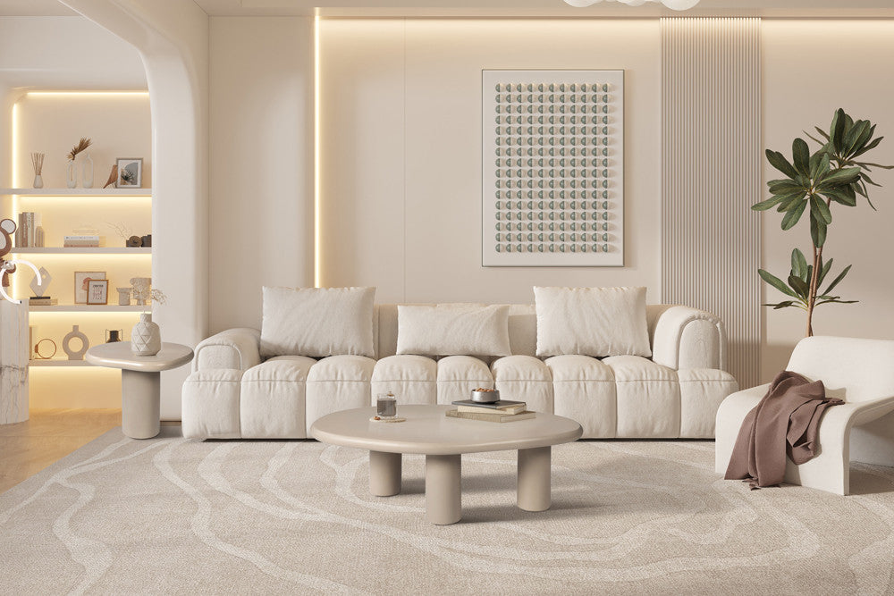 Salontafel rivaro 58 cm Cement Beige