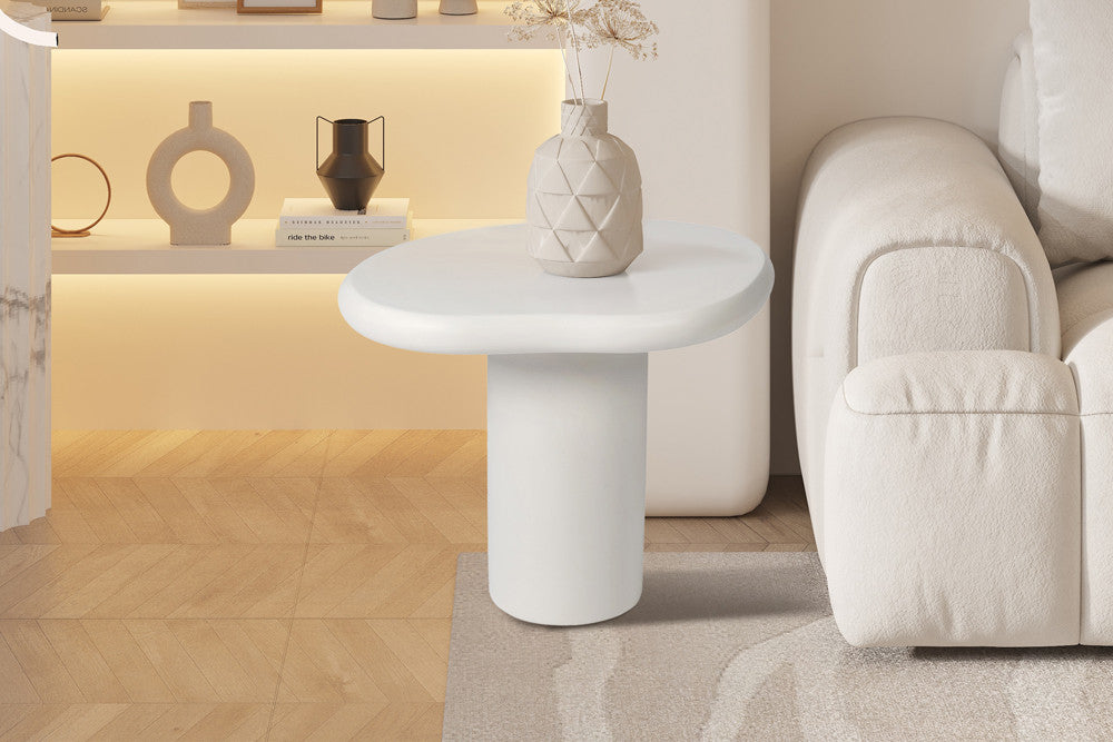 Salontafel rivaro 58 cm Cement Wit