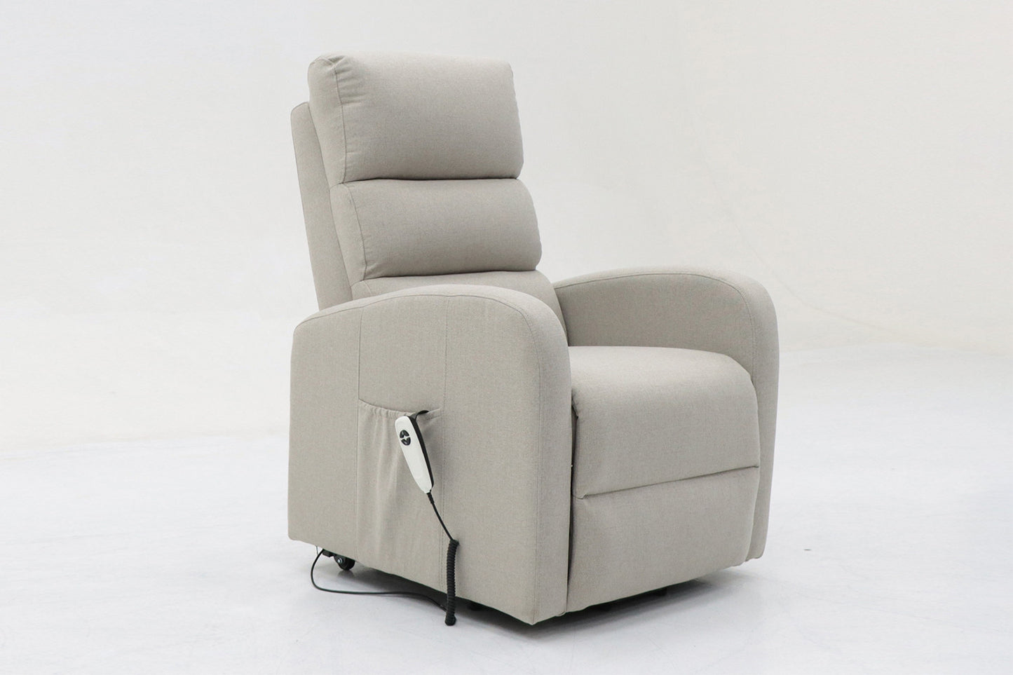 Electrische relax met lift onyx Stof Lichtgrijs