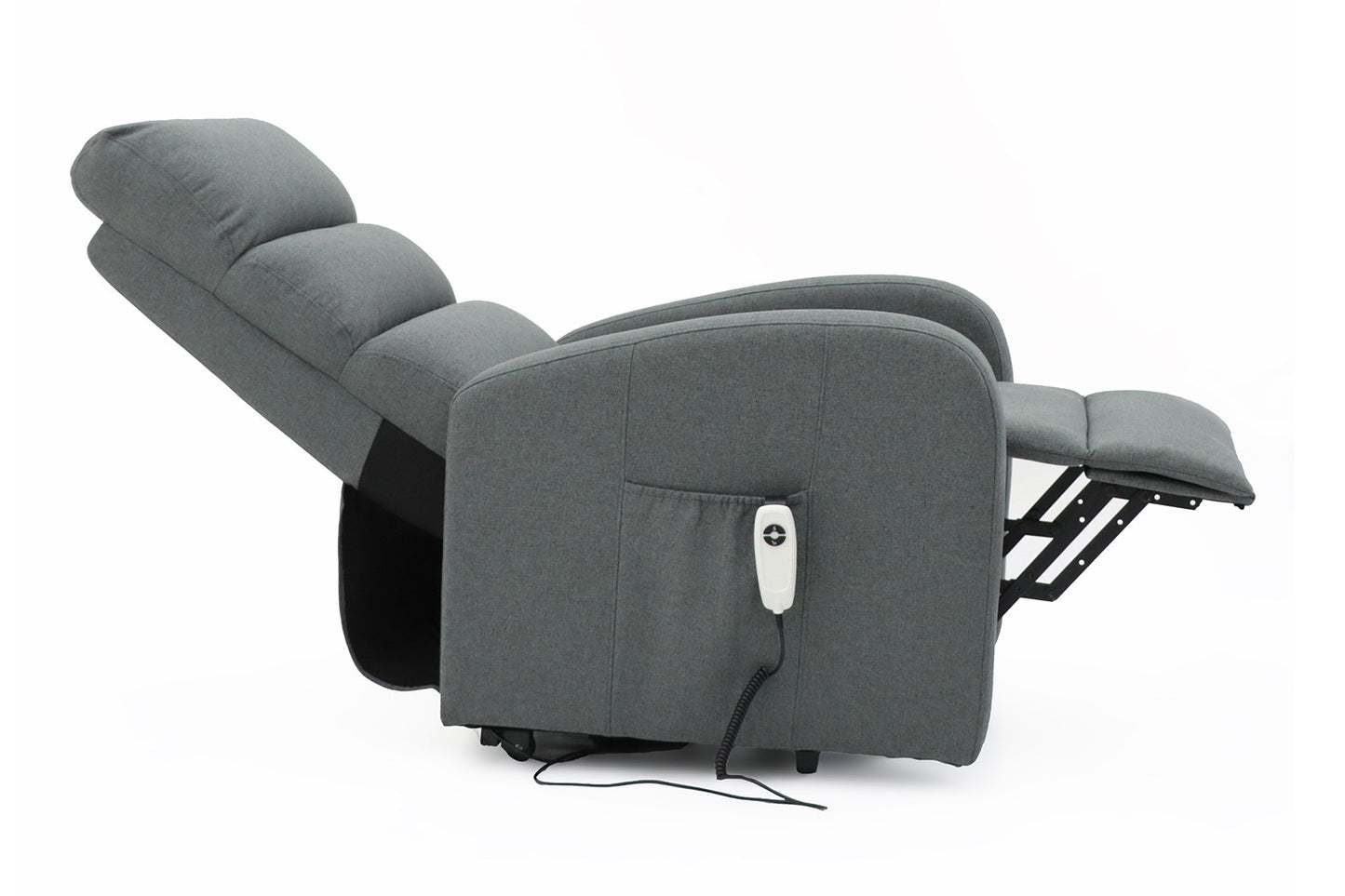 Electrische relax met lift onyx Stof Donkergrijs