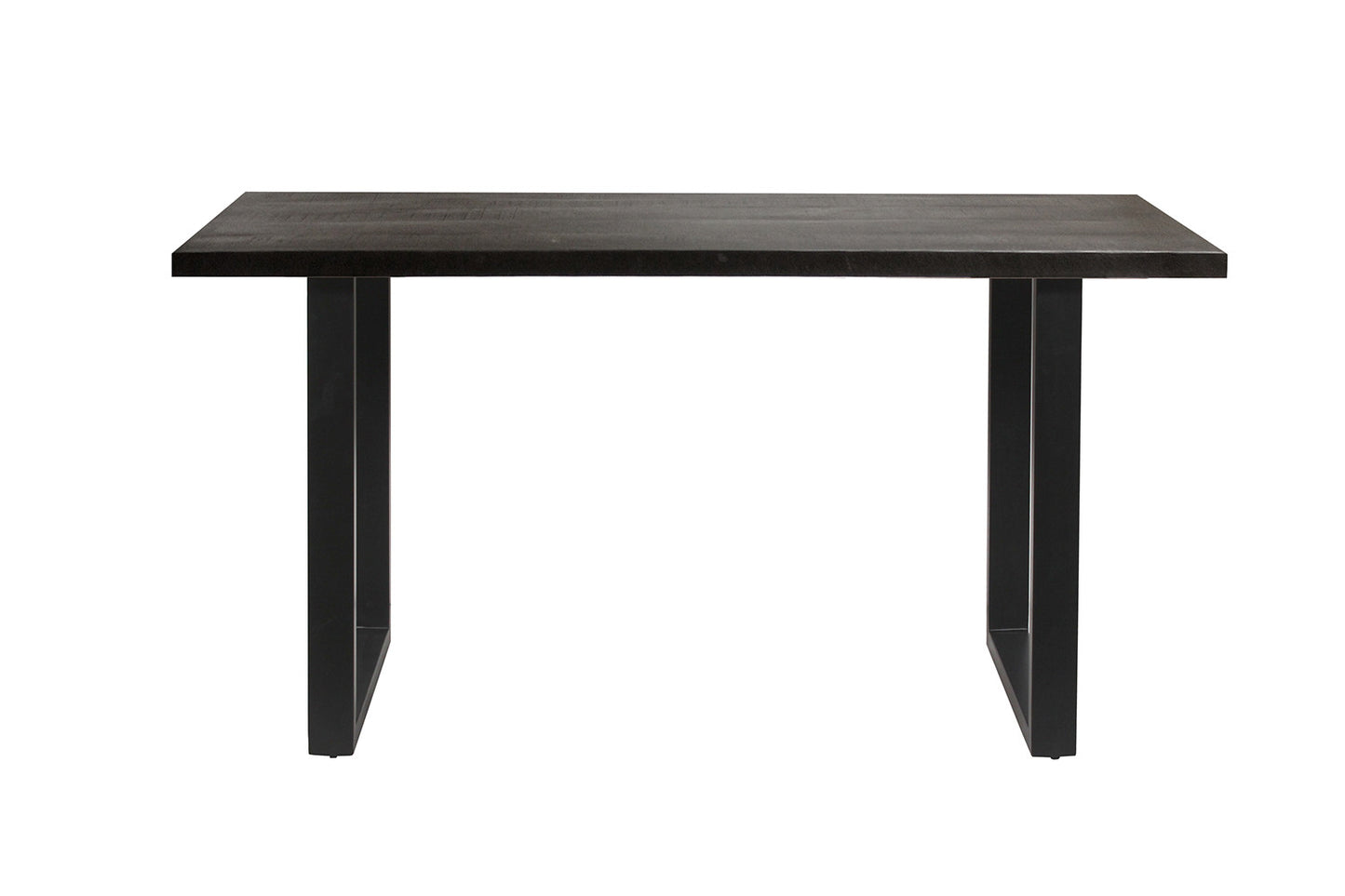 Countertafel vlak 180 cm Mango hout zwart - H 93cm