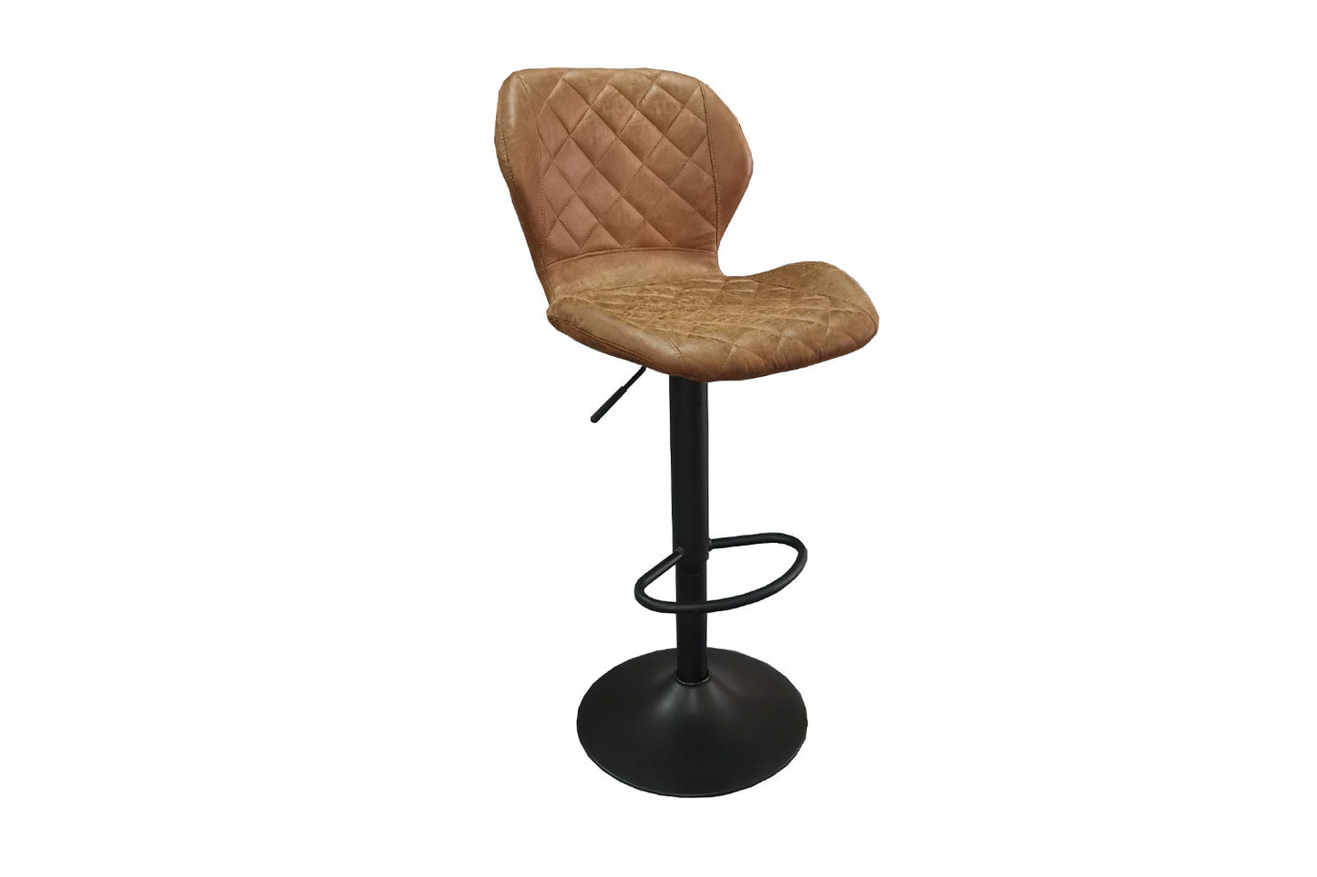 Barstoel devites PU Ote Topper 02 Cognac