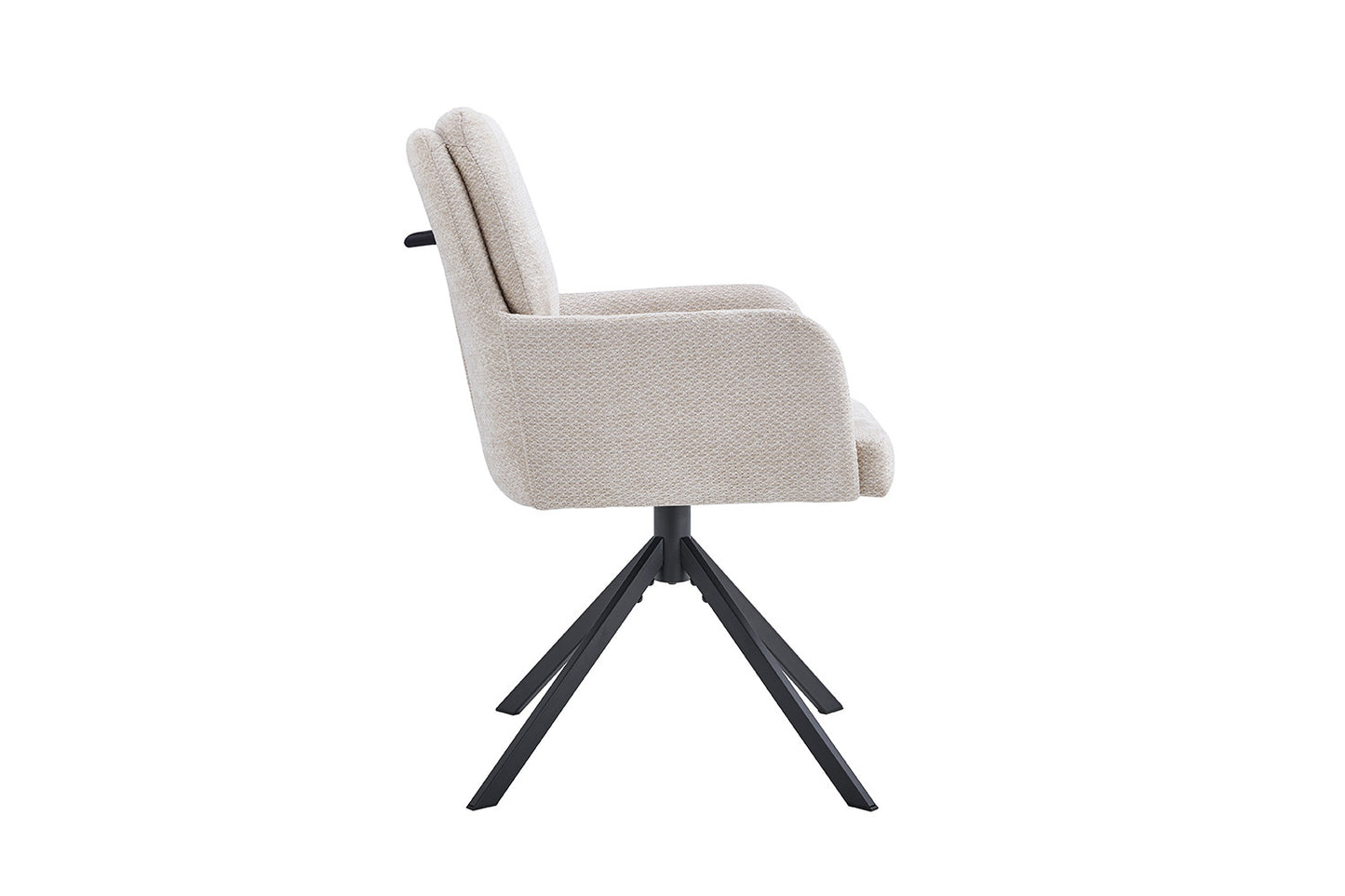 Stoel mirello Draaibaar tot 0 Stof Davis Bliss 75-03 Beige
