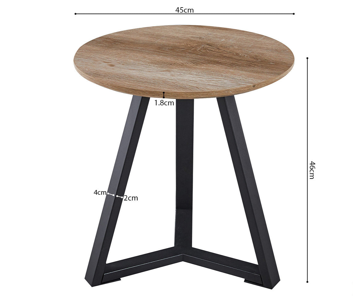 Bijzettafel Triva Alto Decor Oude Eik