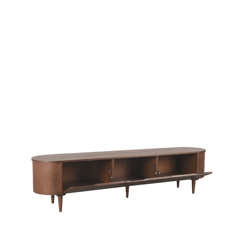 Tv-Meubel Oliva 220x47x55 cm Walnoot Eiken
