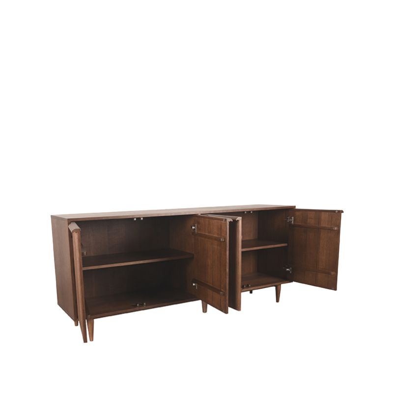 Dressoir Jule 200x49x87 cm Walnoot Eiken