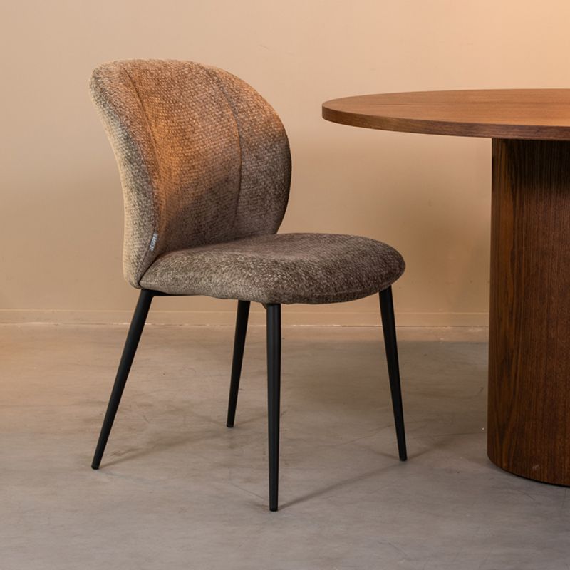 Eetkamerstoel Vino 49x62x85 cm Hunter Elite | Zwart Metaal