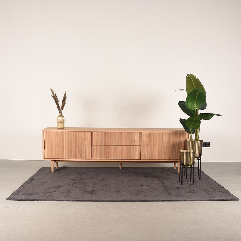 Tv-Meubel Jule 200x40x60 cm Naturel Eiken