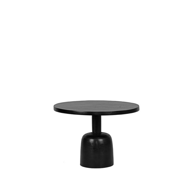 Bijzettafel Wink 50x50x35 cm Zwart Metaal