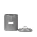 Opbergblik 20x20x25 cm | XL Antiek Grijs Metaal