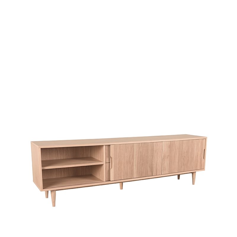 Tv-Meubel Jule 200x40x60 cm Naturel Eiken