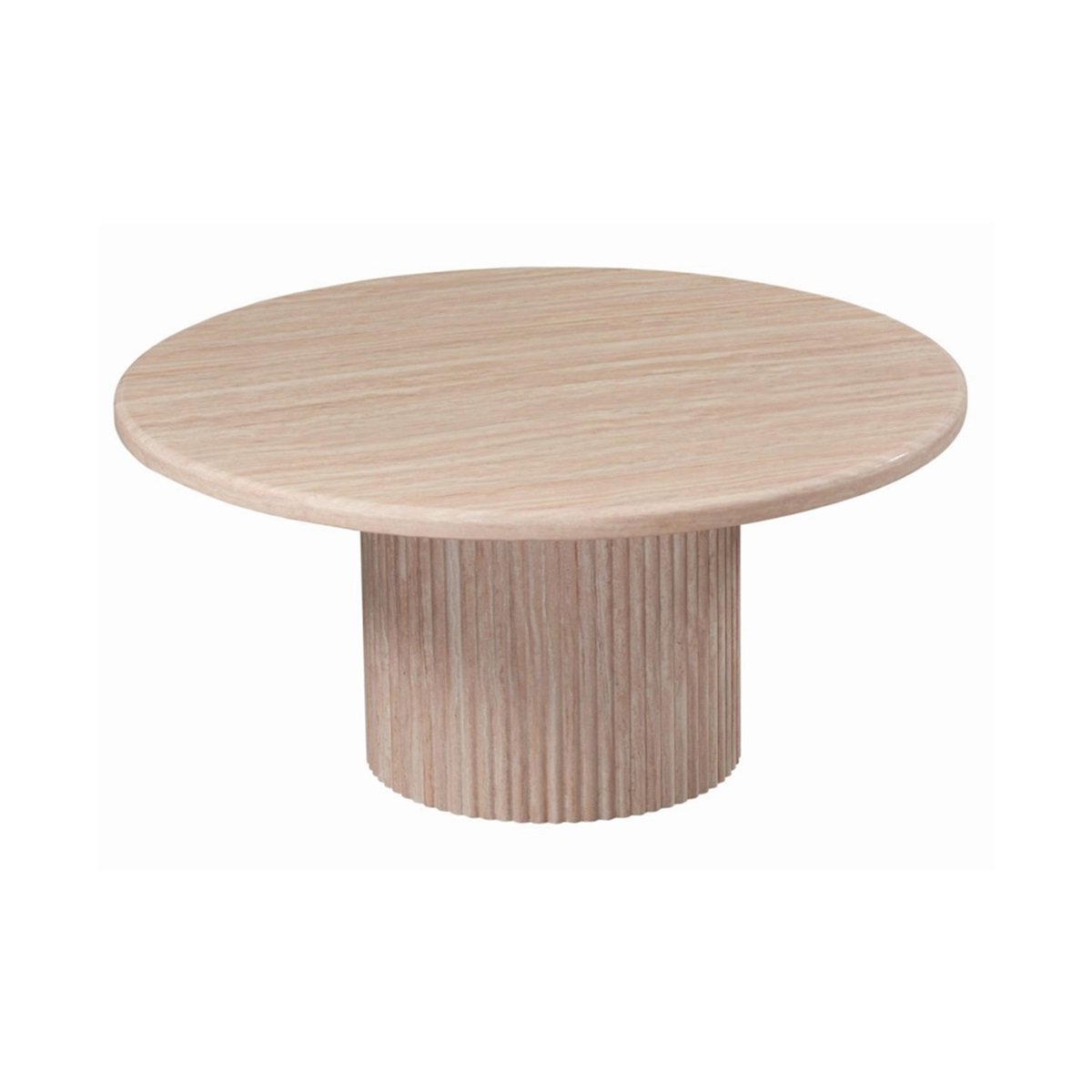 TAKSIM COFFEE TABLE FLINTSTONE MARBLE TOP 100 Ø