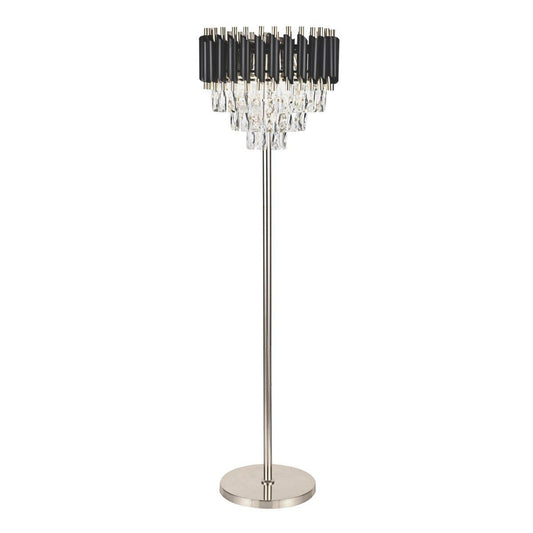 Vloerlamp zwart Radiant Zilver