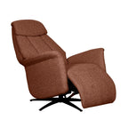 Elektrische Fauteuil Oslo 79x87x112 cm Coral Royal Boucle | Zwart Metaal