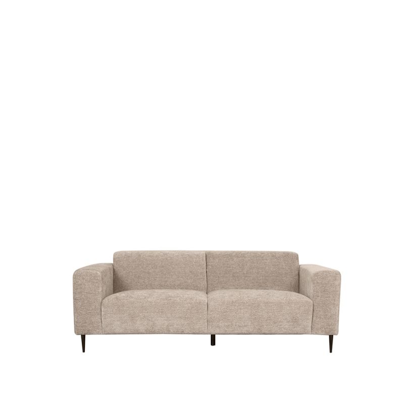 Bank Eden 3-Zits 207x87x78 cm - Clay Elite | Zwart Metaal