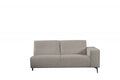 Bank Nero 2,5-Zits Arm Rechts Voorstaand 177x95x80 cm - Naturel Boucle | Zwart Metaal