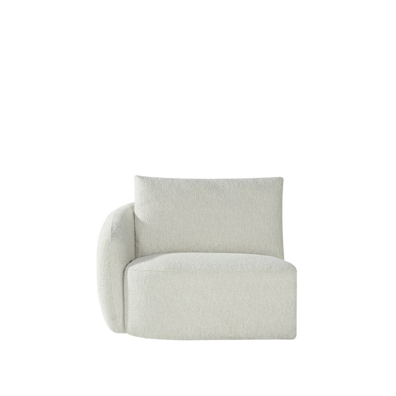 Bank Rocca 1,5-Zits Arm Links Voorstaand 104x97x77 cm - Naturel Canyon | Zwart Hout