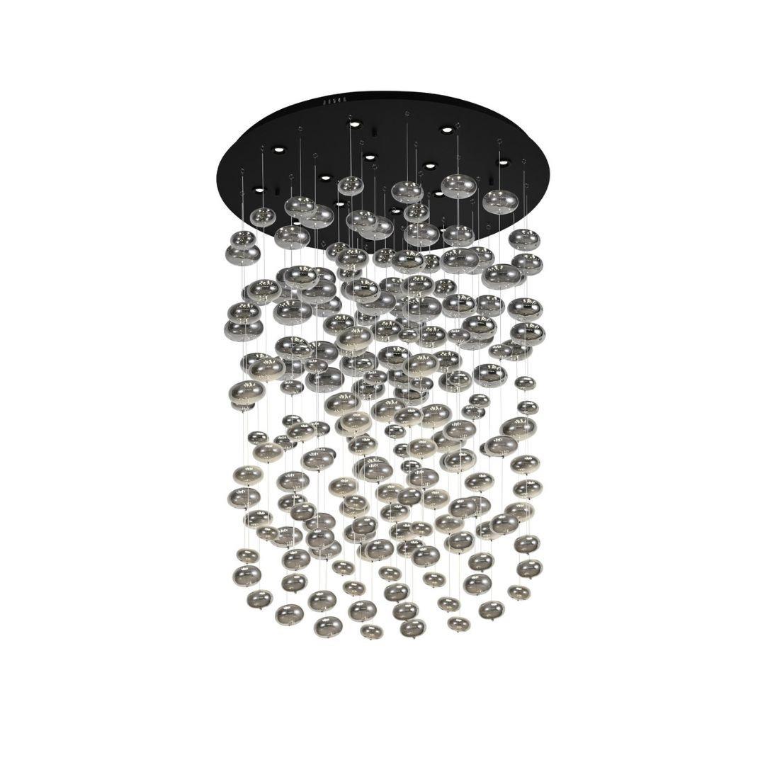 Plafondlamp 80x80x110 Synergy Zwart