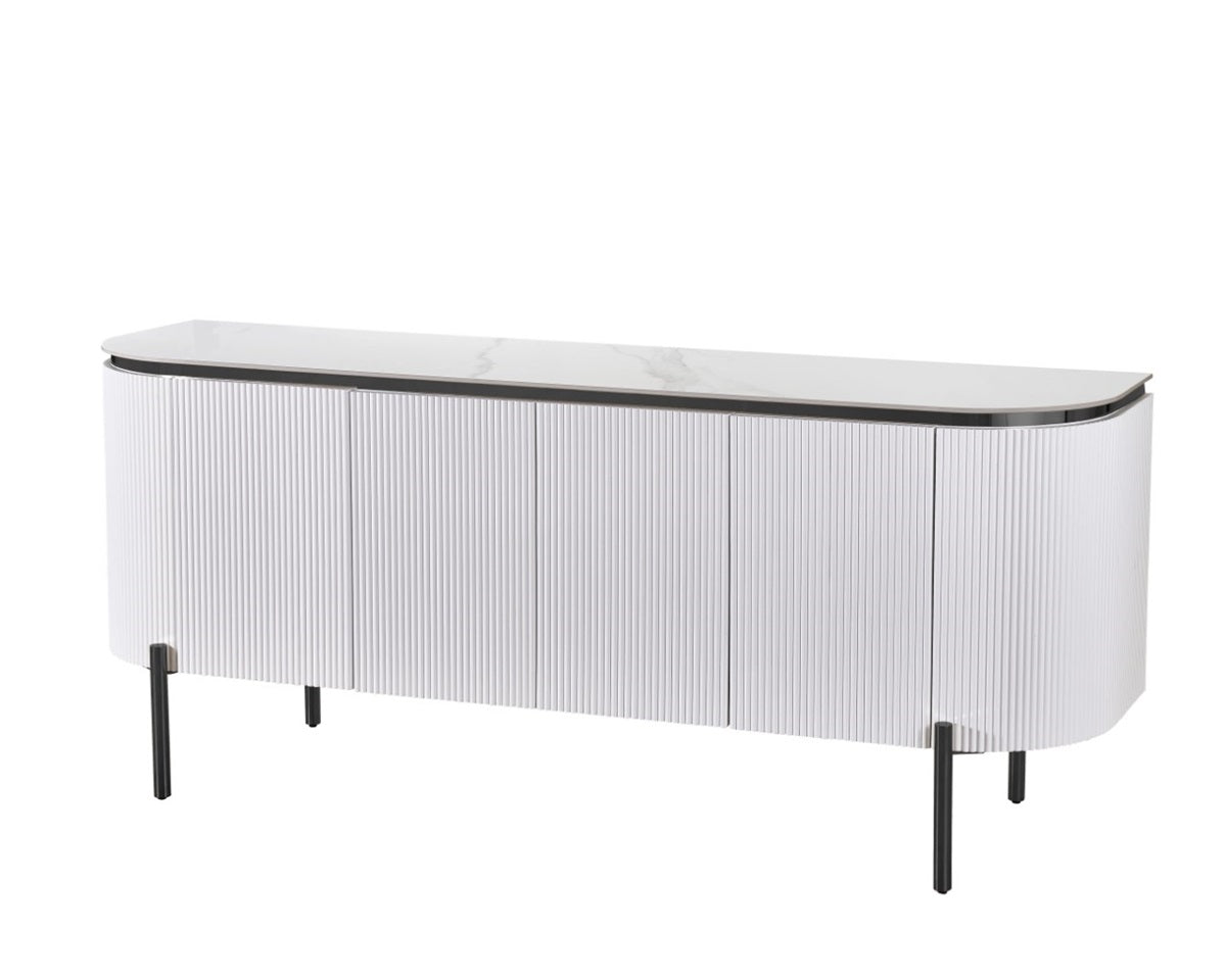 QUA BF WHITE/BLACK 190X50X80 WHITE CERAMIC