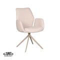 Eetkamerstoel Mellow 58x63x92 cm Naturel Boucle | Taupe Metaal