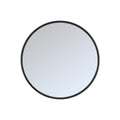 Spiegel Oliva 90x90 cm Zwart Eiken