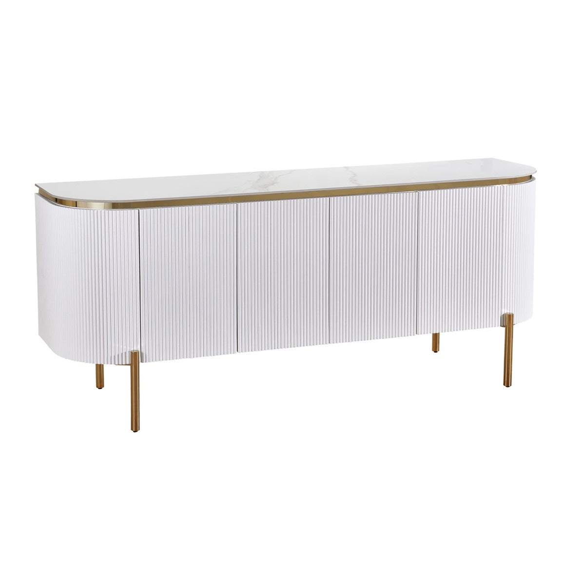 QUA BF GOLD 190X50X80 WHITE CERAMIC