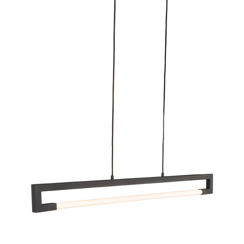 Hanglamp Futuro 120x9x118 cm Zwart Metaal | Incl. LED