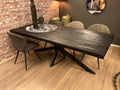 Milaan eettafel (mango) – ZWART