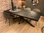 Milaan eettafel (mango) – ZWART