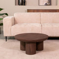 Salontafel Olly 90x90x37 cm Espresso Mangohout
