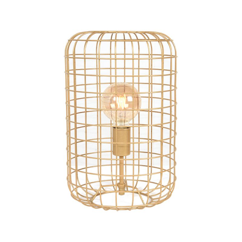 Tafellamp Solido 26x26x40 cm Goud Metaal