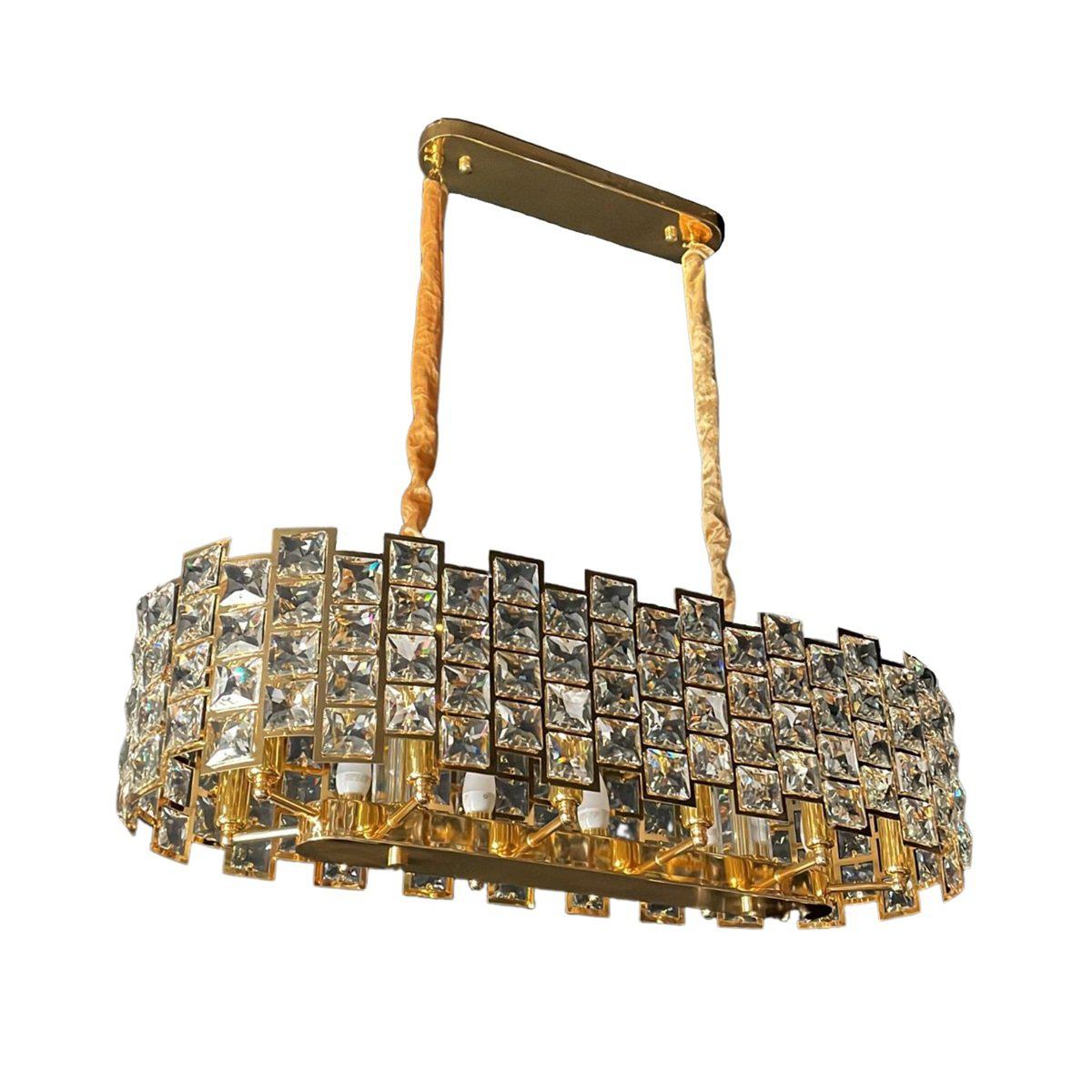 Plafondlamp 85x35 ovaal Stellar Goud