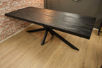 Milaan eettafel (mango) – ZWART