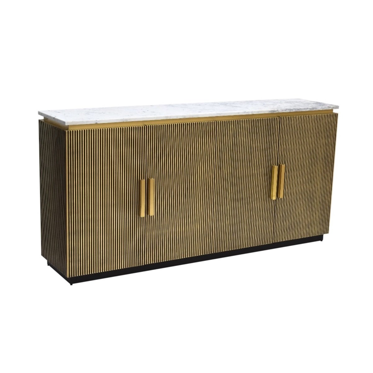LORA BF BLACK GOLD 180X40X85 WHITE CERAMIC TOP