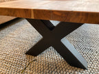 Rome salontafel met X-poot