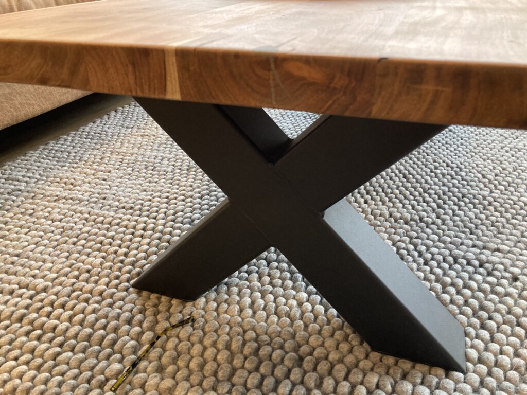 Rome salontafel met X-poot
