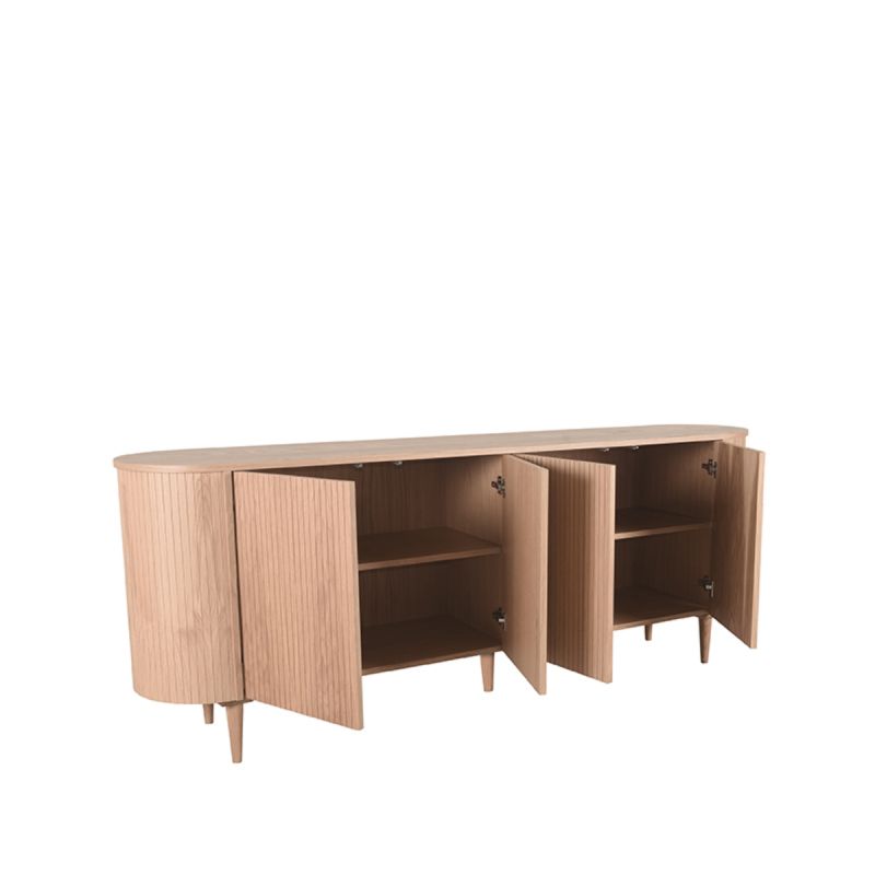 Dressoir Oliva 220x47x85 cm Naturel Eiken
