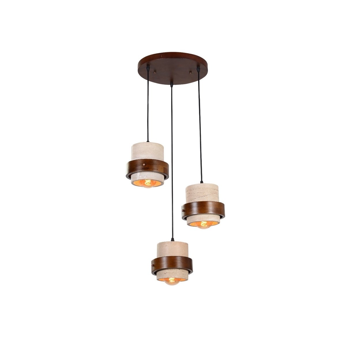 CEILING LAMP TRAVERTINE GH1014-3R-30Ø