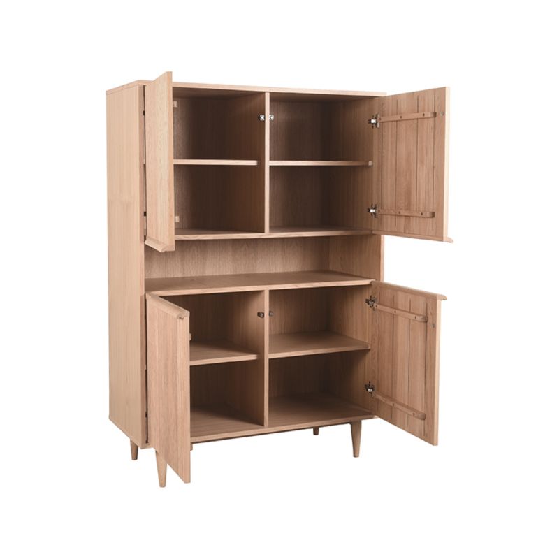 Hoge Kast Jule 110x49x158 cm Naturel Eiken