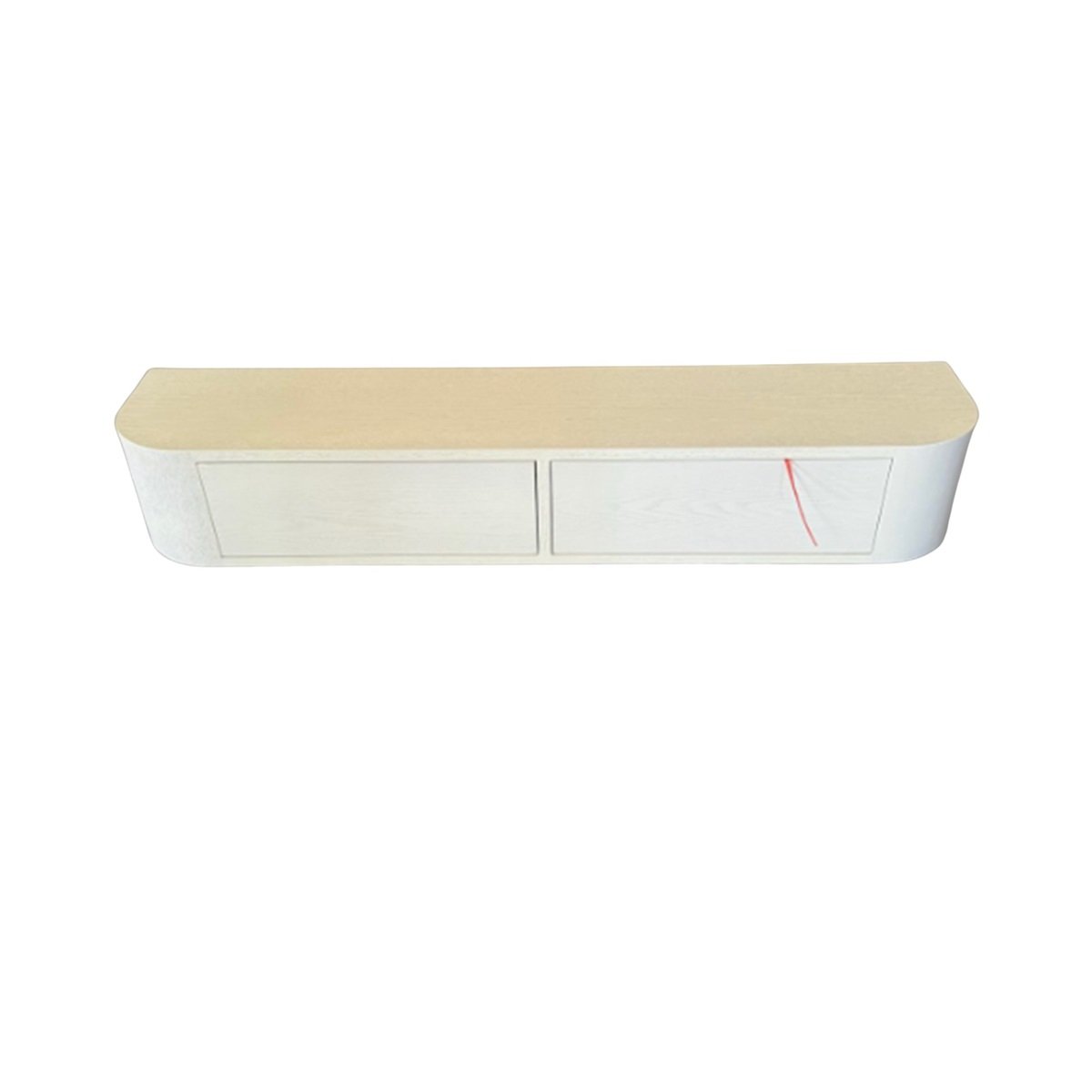 WALL CABINET CUVER CREAM VENEER PLAIN 120X24X20