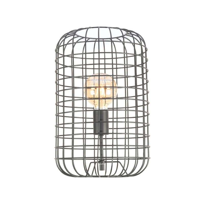 Tafellamp Solido 26x26x40 cm Zwart Metaal