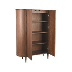 Hoge Kast Oliva 125x47x158 cm Walnoot Eiken