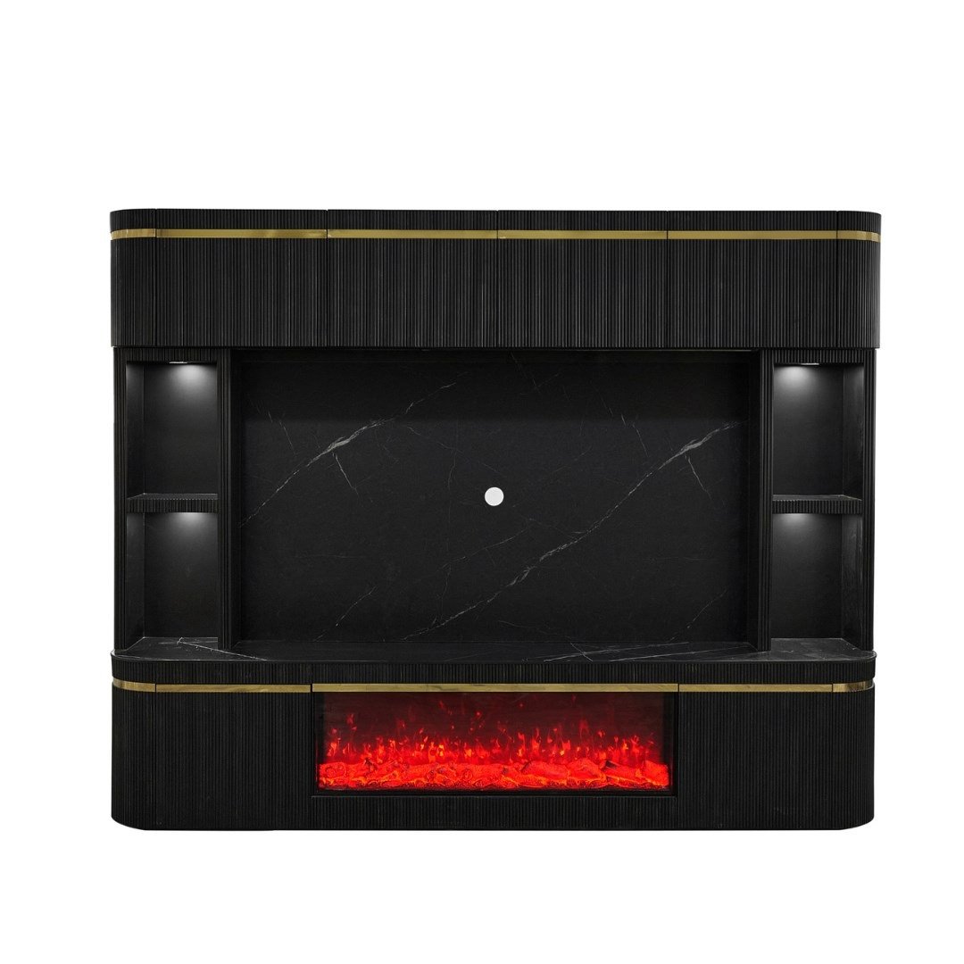 QUA CINEWALL BLACK/GOLD CNC 280X50X220