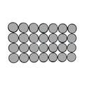 Spiegel rosa zwart 157 5x90x2
