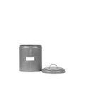 Opbergblik 10x10x15 cm | S Antiek Grijs Metaal