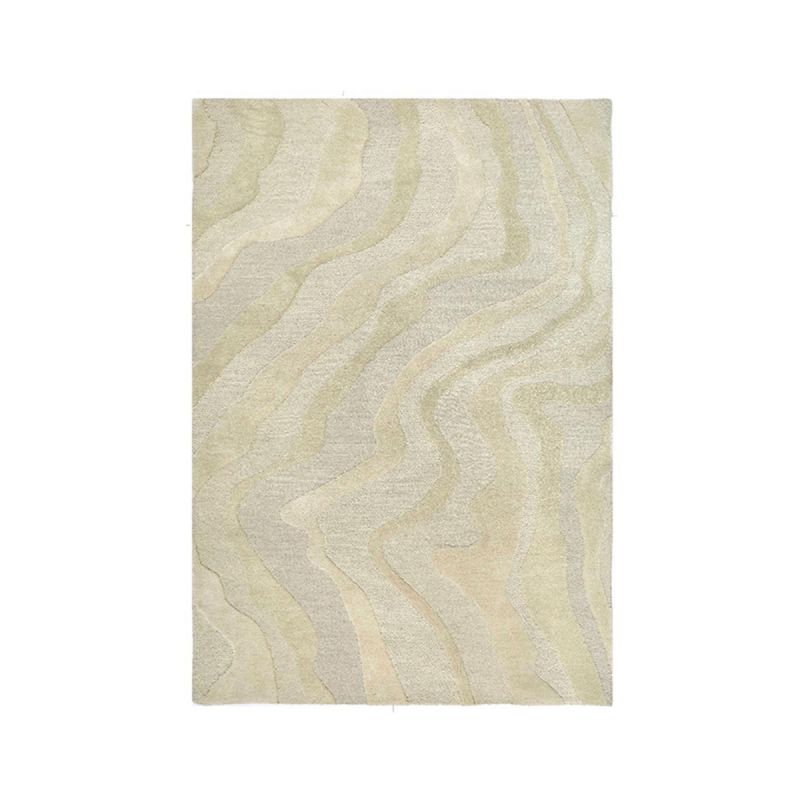 Vloerkleed Mosa 200x300 cm Zand Wol