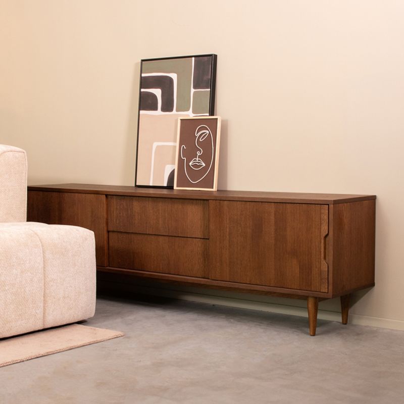 Tv-Meubel Jule 200x40x60 cm Walnoot Eiken