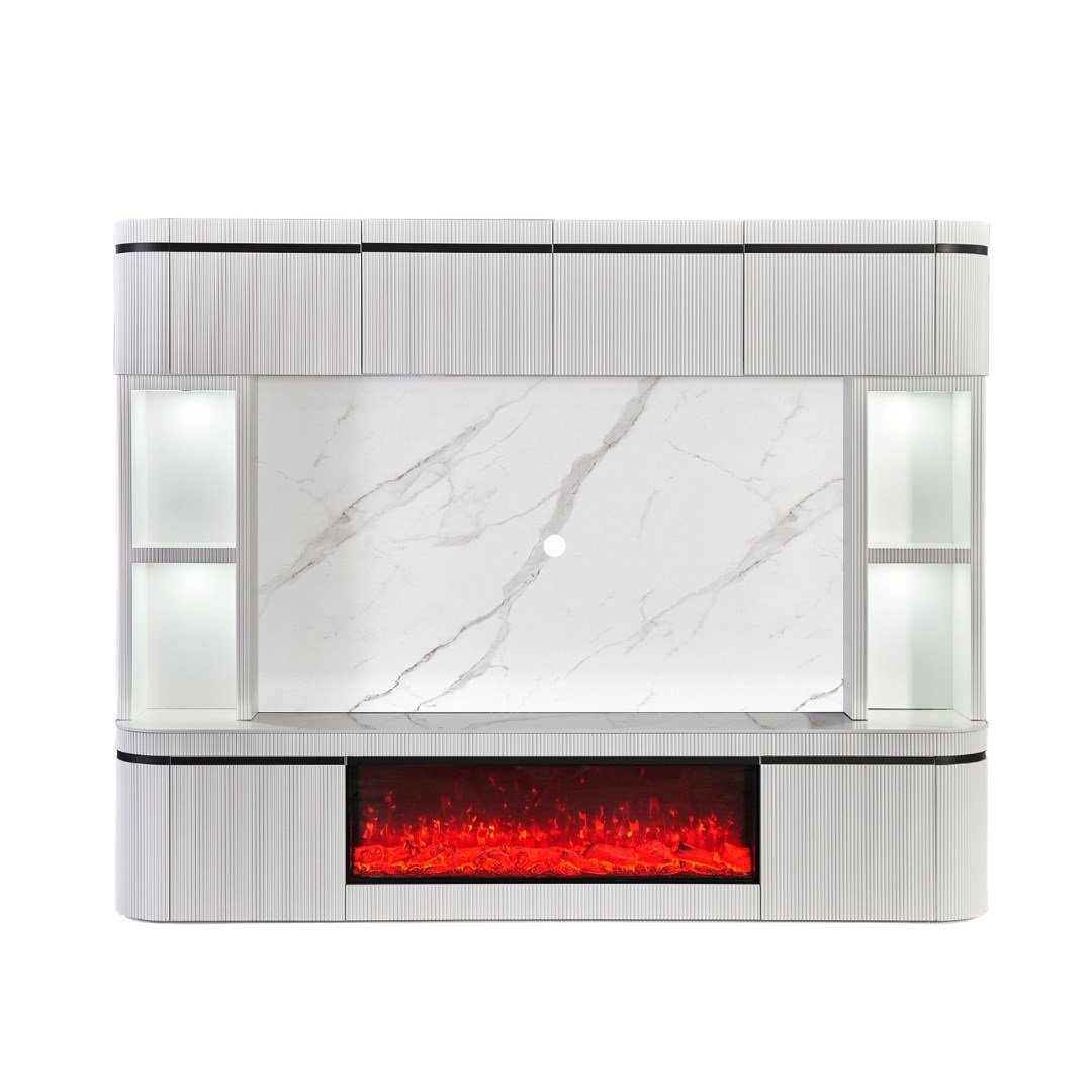 QUA CINEWALL WHITE/BLACK CNC 280X50X220